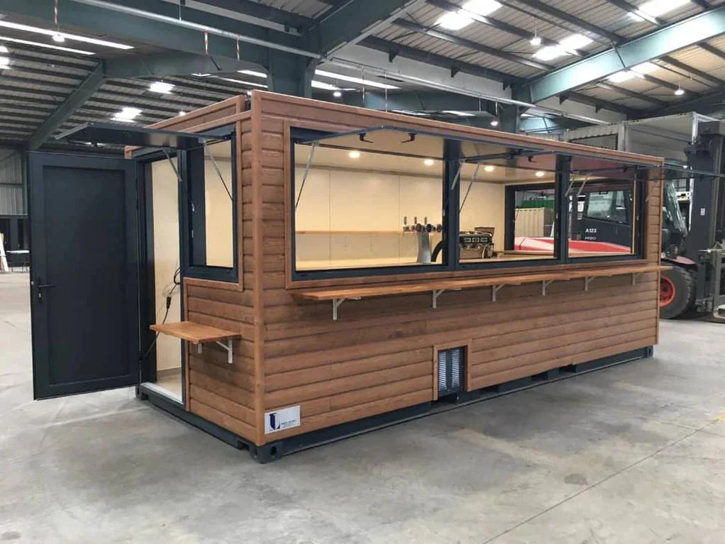 Contenedor de cafetería de 20 pies
