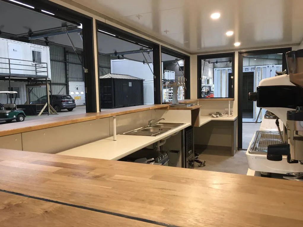 Contenedor de cafetería de 20 pies