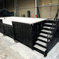 Piscina de contenedor negro de 6 m