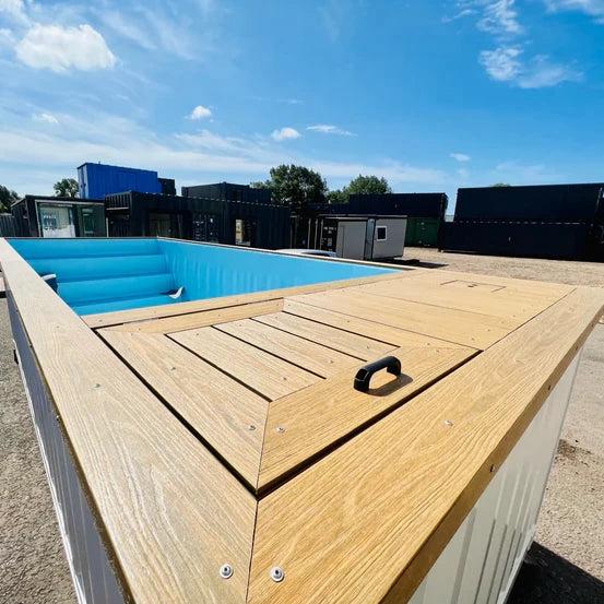 Piscinas de contenedores cúbicos de 6 m