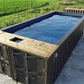 Piscina de contenedores de 20 pies