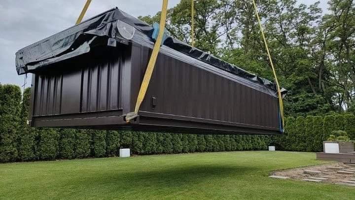 Piscina de contenedores de 20 pies