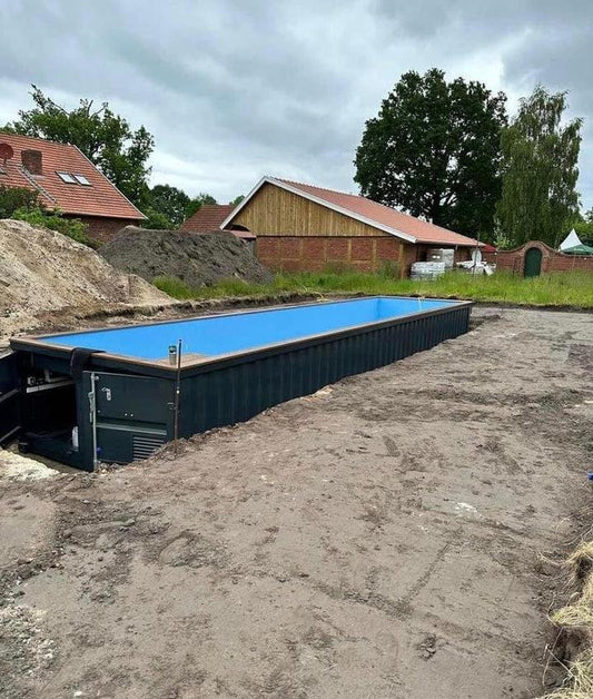 Contenedor de piscina de 12 m