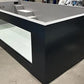 Piscina de polipropileno con dimensiones de 6,5 m x 2,5 m y una ventana de 4 m de ancho.