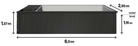 CONTENEDOR DE PISCINA PREMIUM