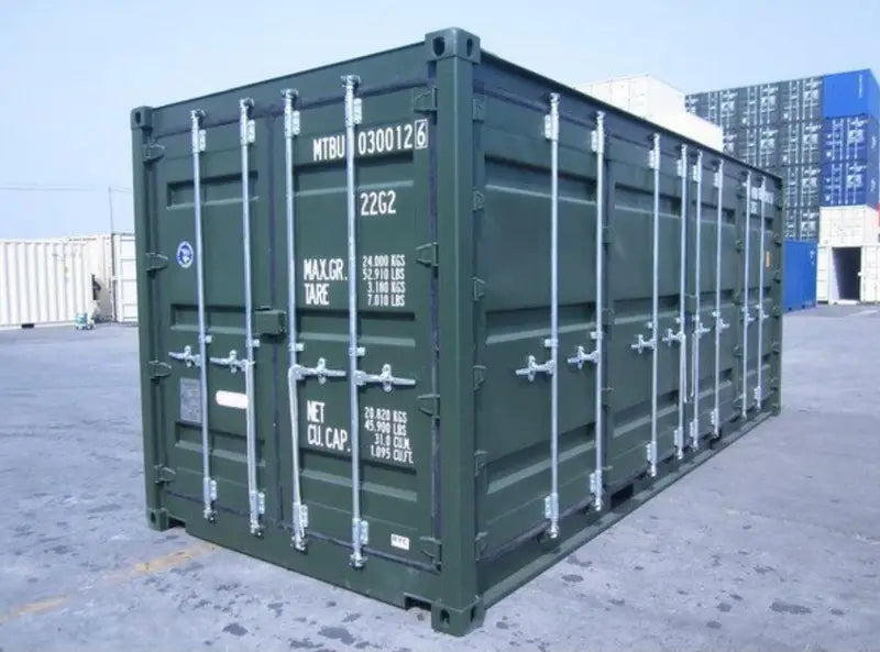 Contenedor marítimo de 20 pies de altura con puertas laterales (Ref: 12207)