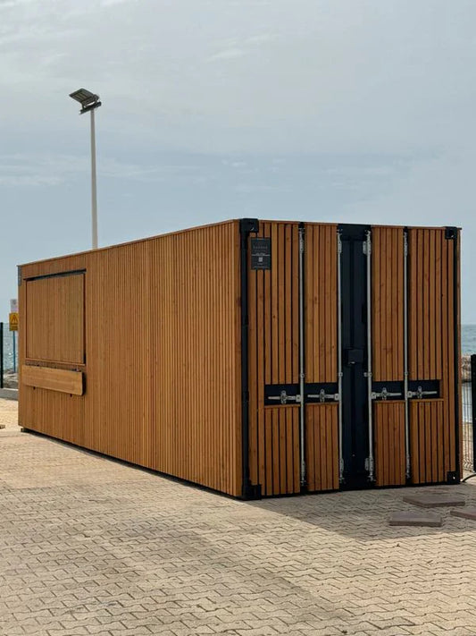 Contenedor comercial (puesto de comida rápida, oficina, quiosco)