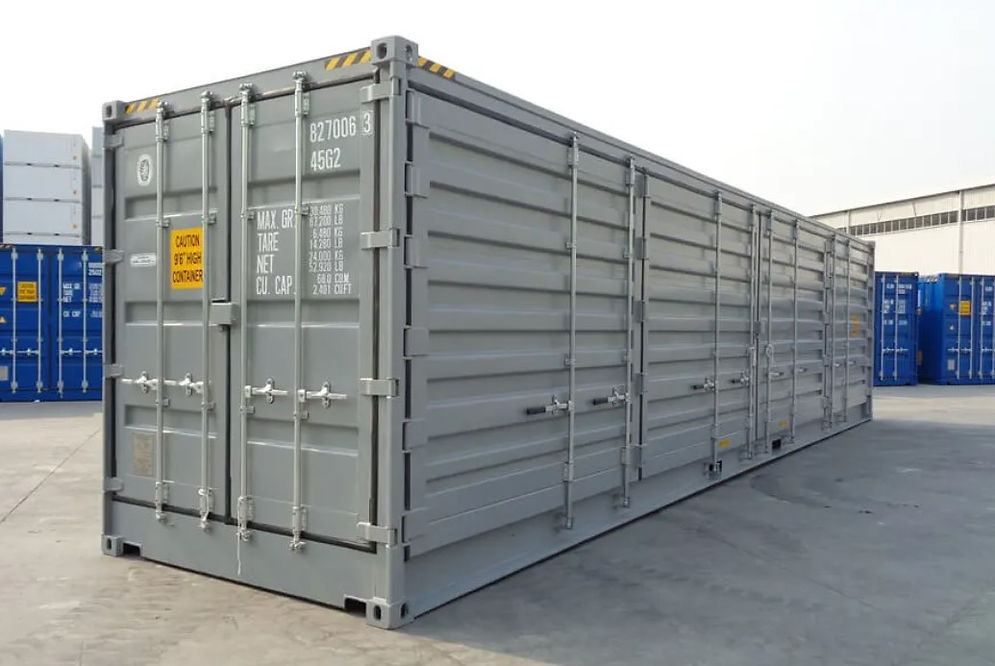 Contenedor marítimo de 40 pies de altura con puertas laterales (Ref: 29013)